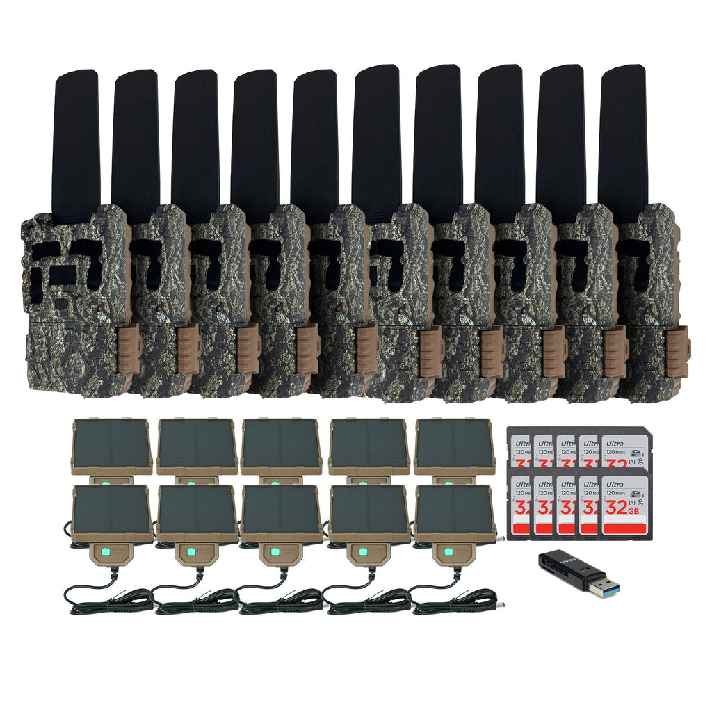 Browning Trail Camera Defender Wireless Pro Scout Max HD-DV (10-Pack) Bundle