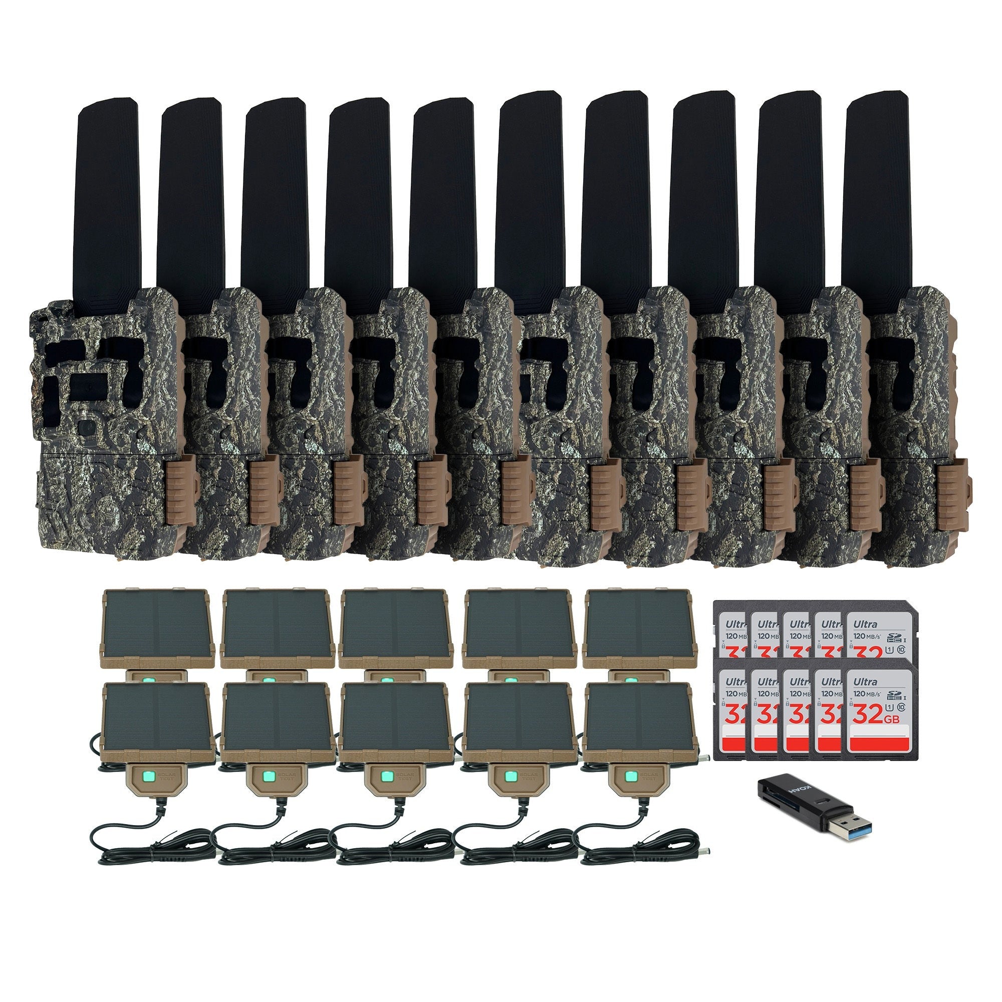 Browning Trail Camera Defender Wireless Pro Scout Max HD-DV (10-Pack) Bundle