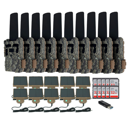 Browning Trail Camera Defender Wireless Pro Scout Max HD-DV (10-Pack) Bundle
