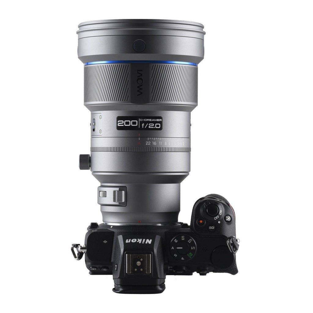 Laowa 200mm f/2 AF FF Telephoto Prime Lens (Nikon Z, Gray)