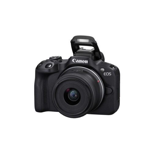Canon EOS R50 Mirrorless Camera with 18-45mm and 55-210mm Lenses (Black)