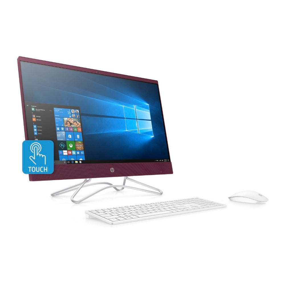 HP 24-F0048 23.8" FHD IPS Touch All-in-One PC, AMD A9-9425, 4GB RAM, 1TB HDD, Microsoft Office 365 (Certified Refurbished)