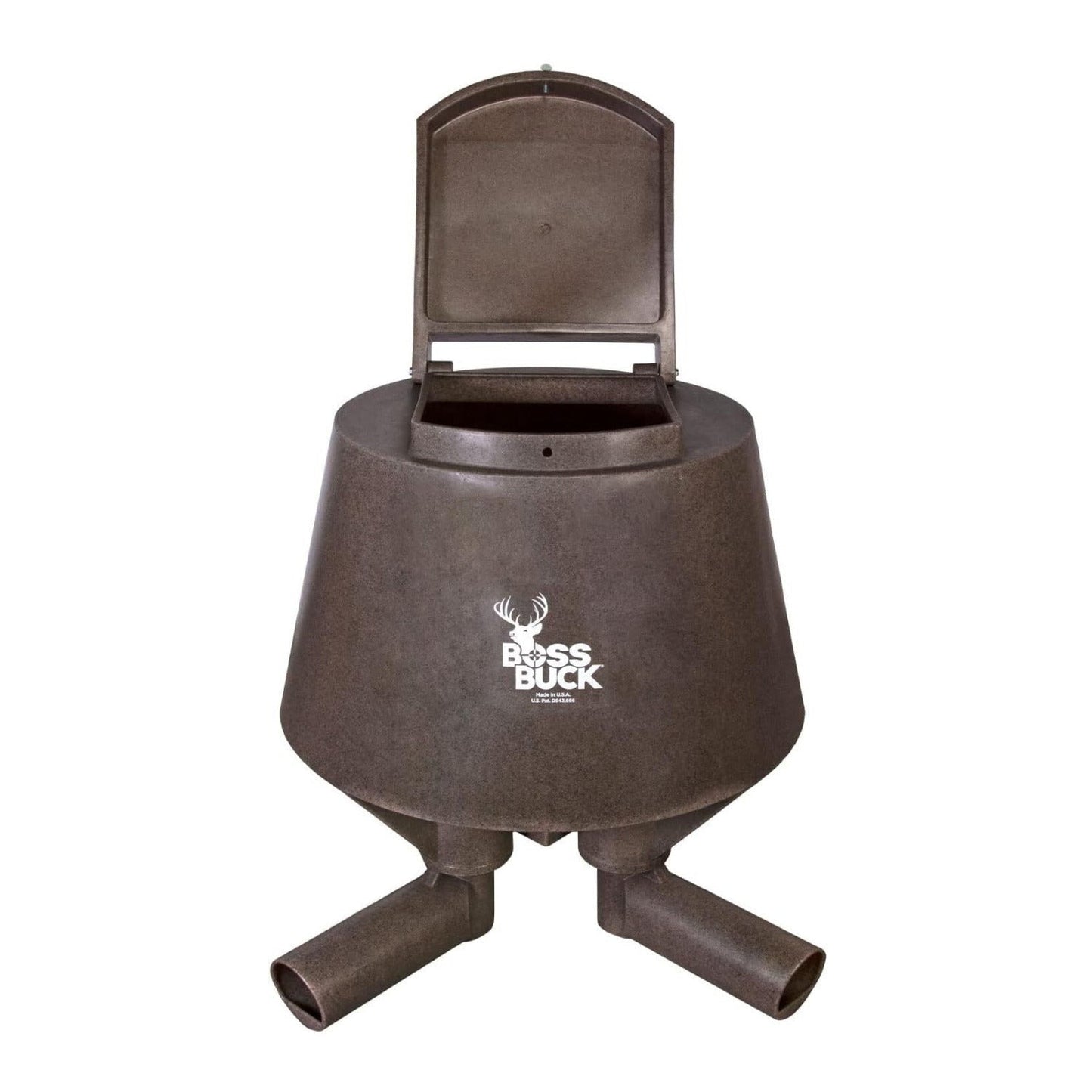 BOSS Buck 200lbs Deer Post Feeder with 4 Removable Tubes and Lid
