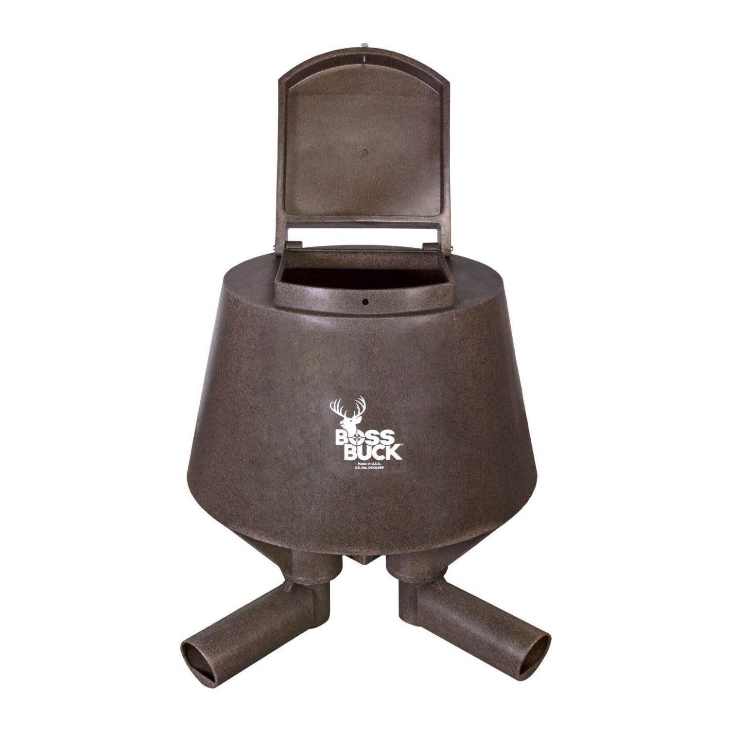 BOSS Buck 200lbs Deer Post Feeder with 4 Removable Tubes and Lid