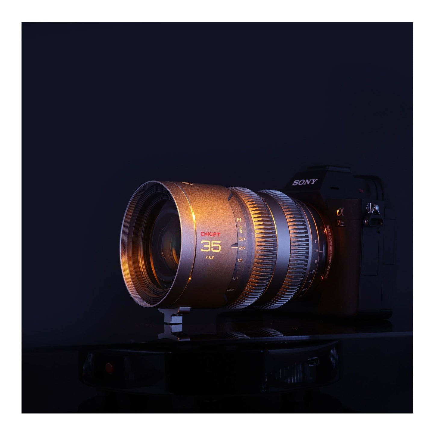 CHIOPT AURA 35mm T1.5 Cinema Lens (Leica L) Full-Frame with Superfast Aperture and Low Distortion