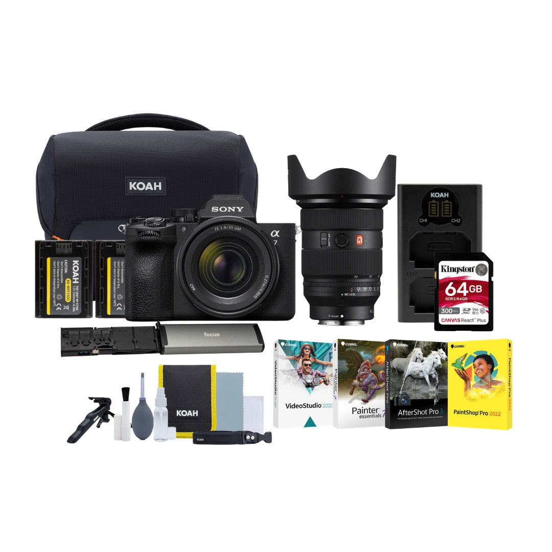 Sony Alpha 7V Mirrorless Camera with 28-70mm II and 24-70mm GM II Lens Bundle