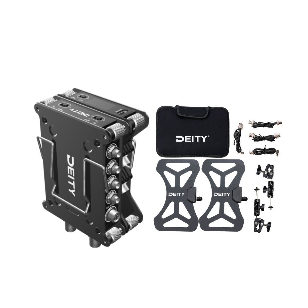 Deity SRD Mini 4 Channel Black Radio Frequency Distribution Device Bundle