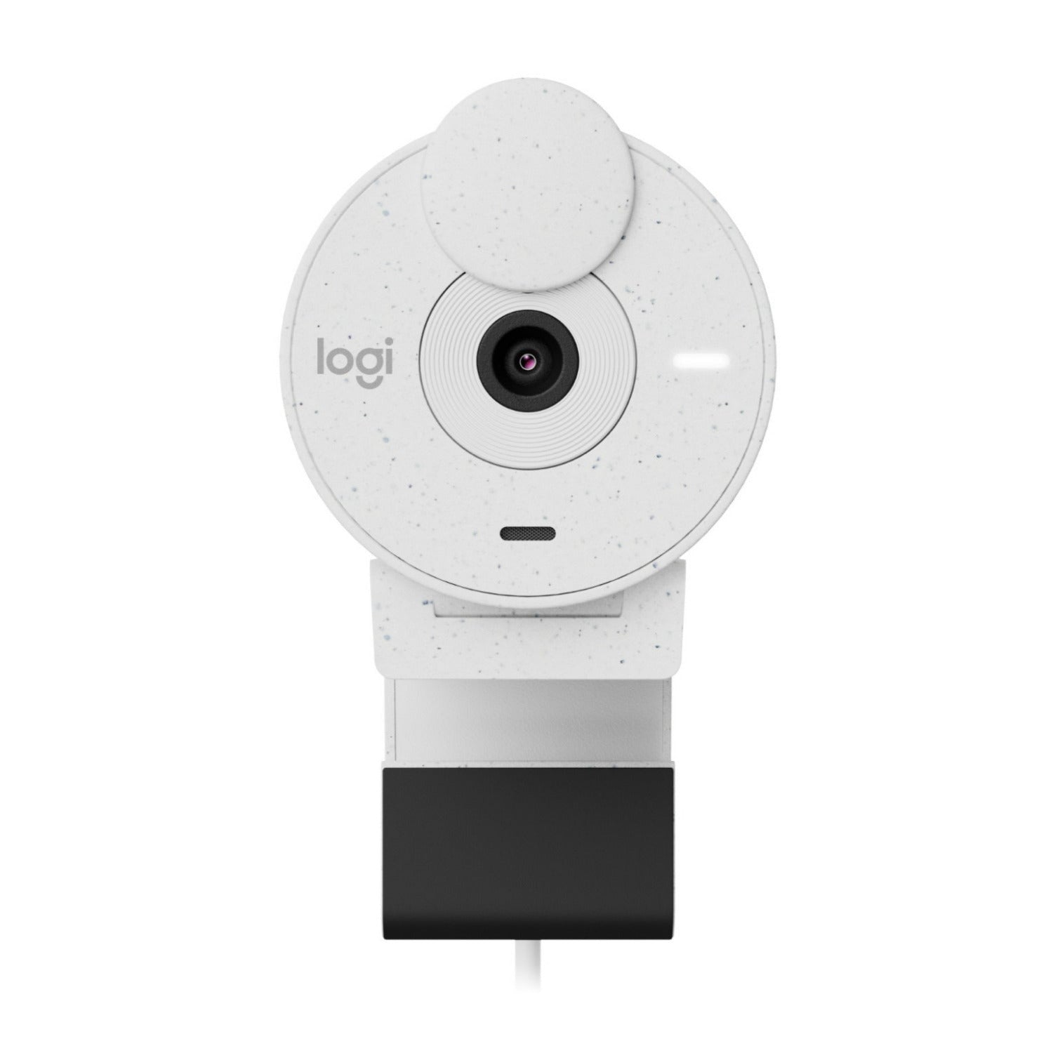 Logitech Brio 300 Off-White Noise-Reducing Mic and 1080P Webcam with Shutter