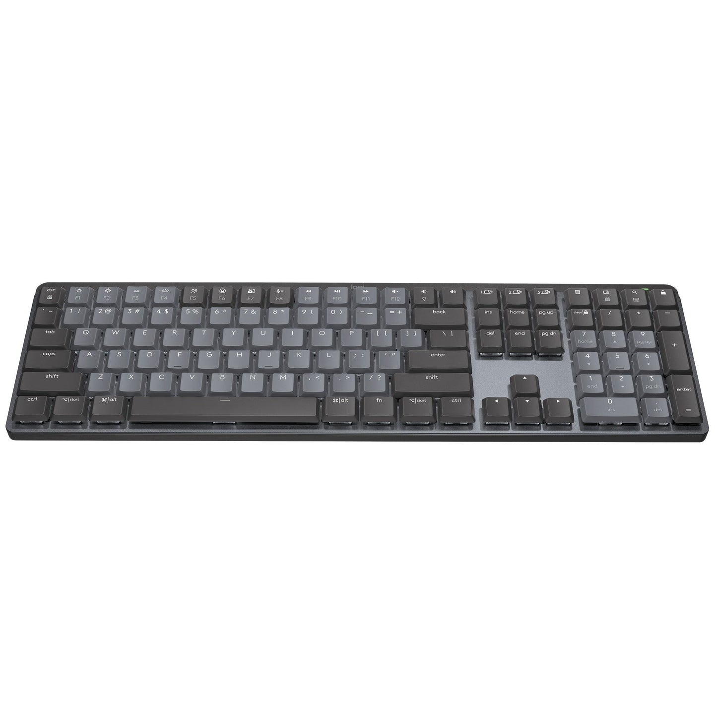 Logitech MX Mechanical Wireless Illuminated Performance Keyboard with Wireless Mouse and Palm Rest