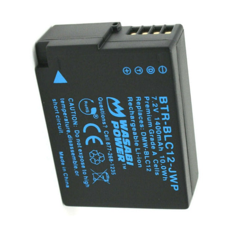 Wasabi Power Battery with Premium Grade A Cells for Panasonic DMW-BLC12 Battery