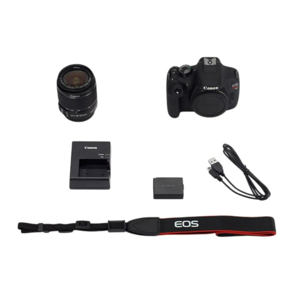 Canon EOS Rebel T5 DSLR Camera with 18-55mm II Lens, 18MP, 3.0" LCD (Black) (Certified Refurbished)