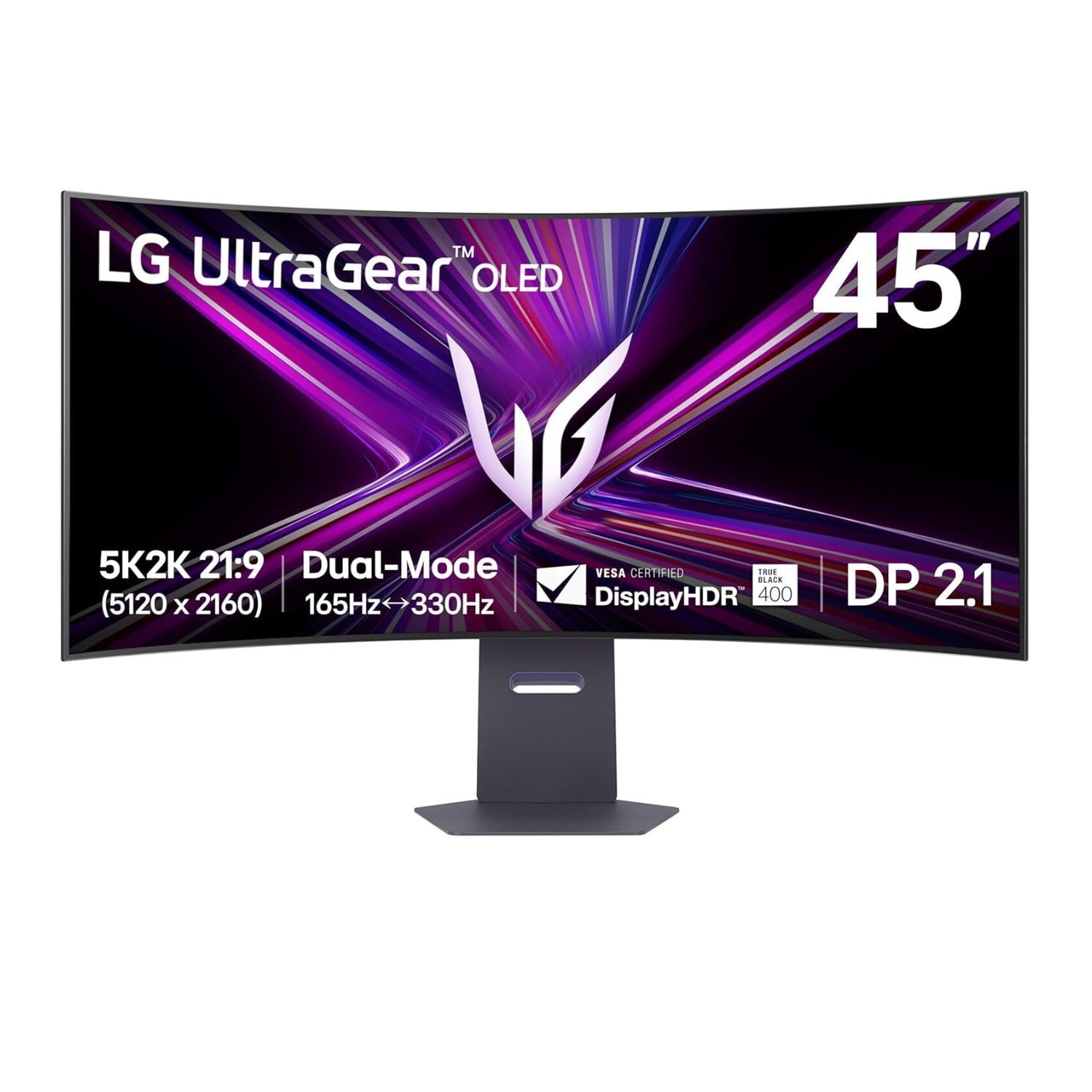 LG 45-Inch UltraGear evo OLED 5K2K WUHD 165Hz Gaming Monitor