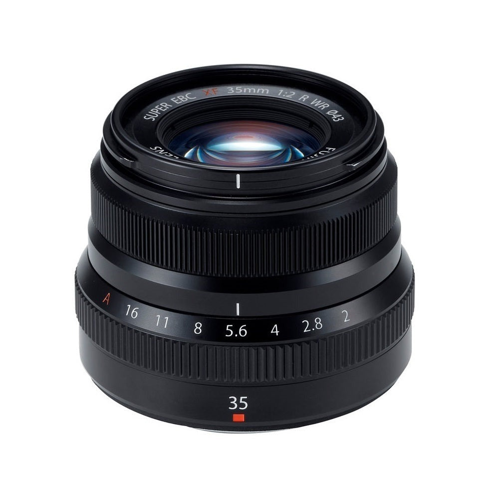 Fujifilm XF 35mm f/2 WR Lens (Black) with Battery and Accessories