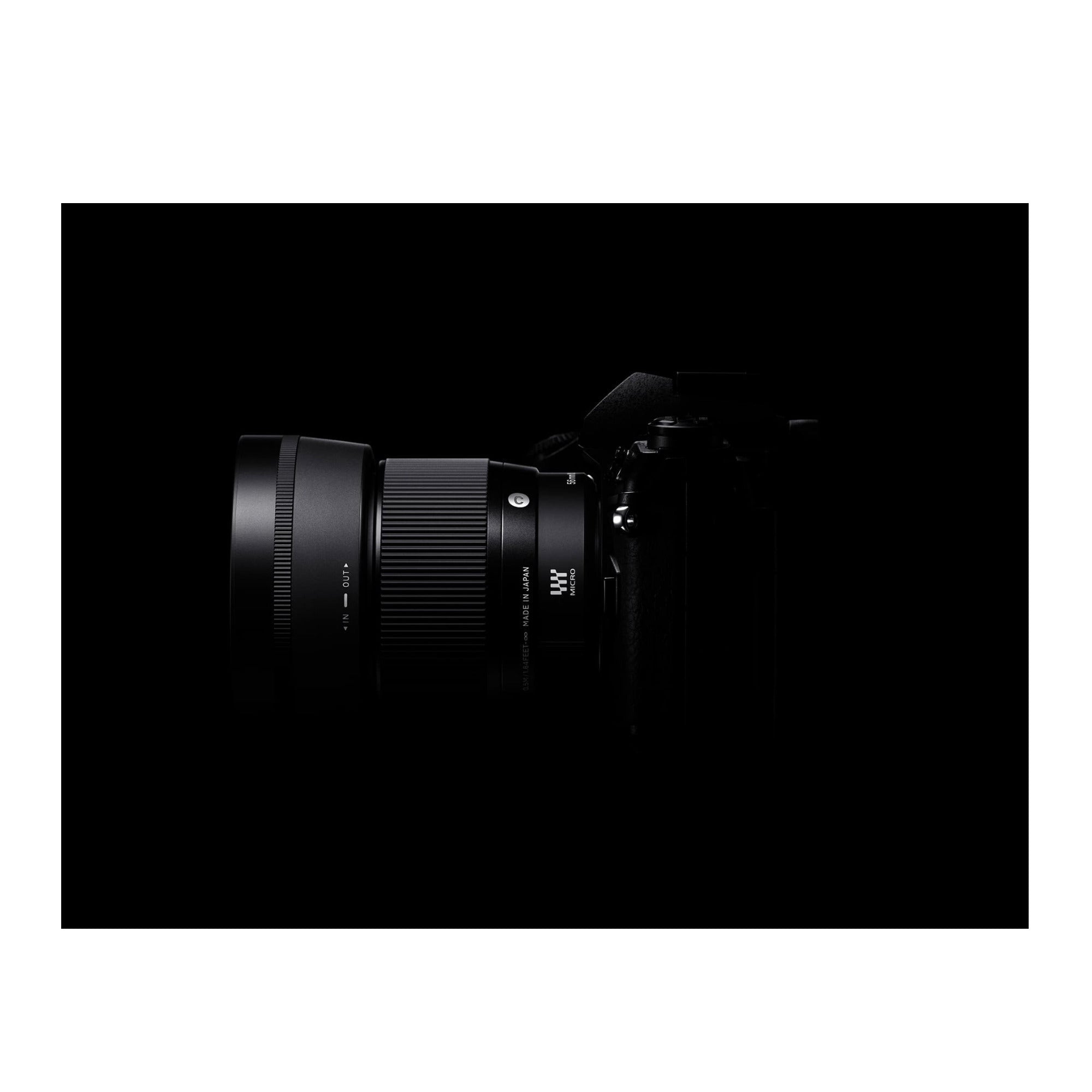 Sigma 56mm F1.4 DC DN Contemporary Lens for Nikon Z Mount with Lens Hood (Black) (Open Box)