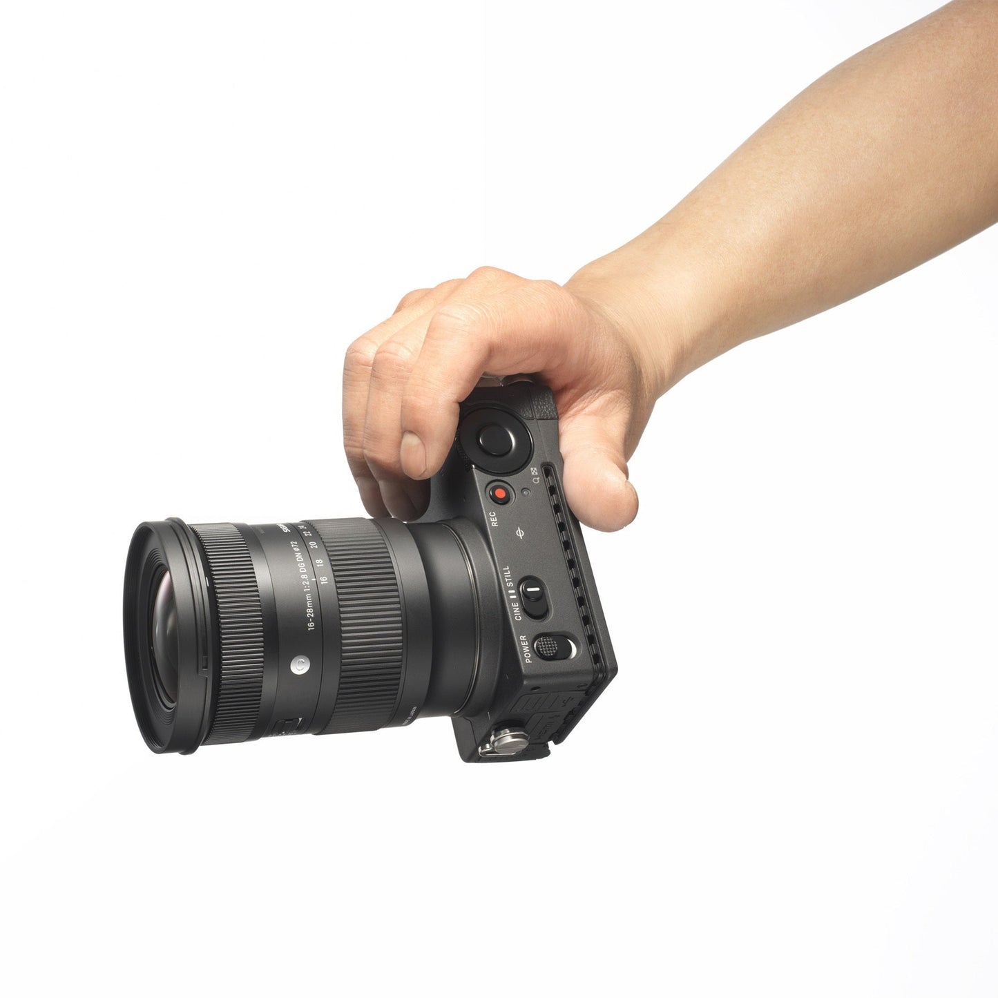 Sigma 16-28 mm F2.8 DG DN Lens for Sony E Mount Bundle with 1TB USB Hard Drive and 64GB Memory Card