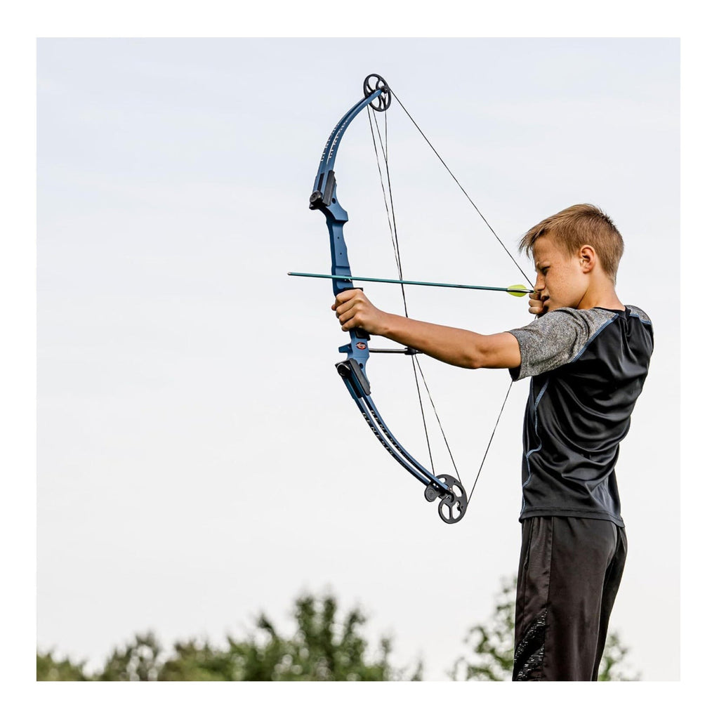 Genesis Bows Original Gen Bow Kit - Left-Hand, Zero Let-Off Design (Red)