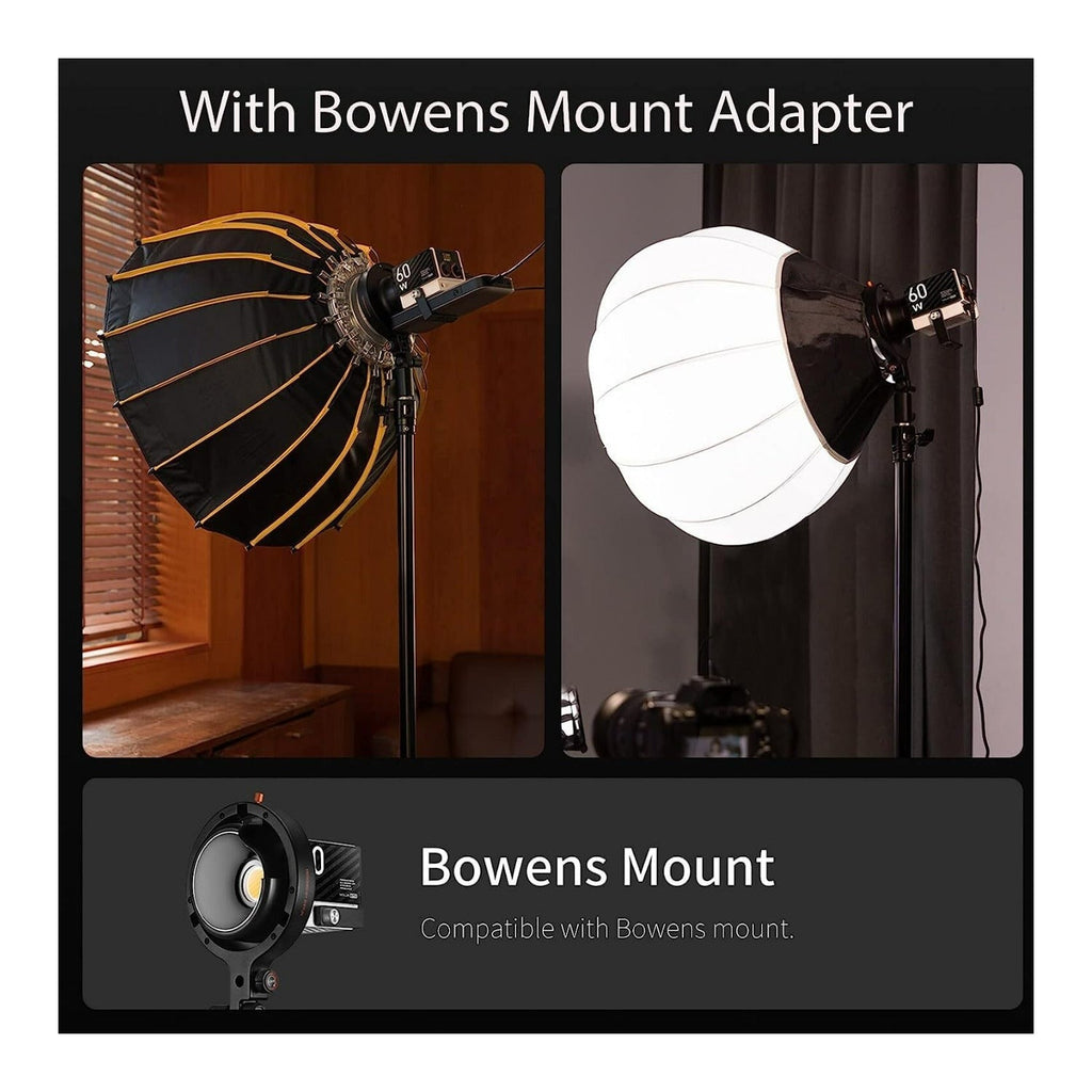 Zhiyun MOLUS G60 Bi-Color Pocket COB Monolight Bundle (Combo Kit) with Camera Tripod System