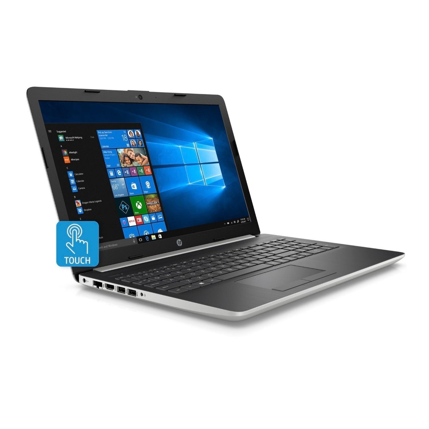 HP Laptop 17CA 17.3" HD+ Touchscreen Laptop, AMD A9-9425, 8GB RAM, 2TB HDD, Microsoft Office 365 (1-Year) (Certified Refurbished)