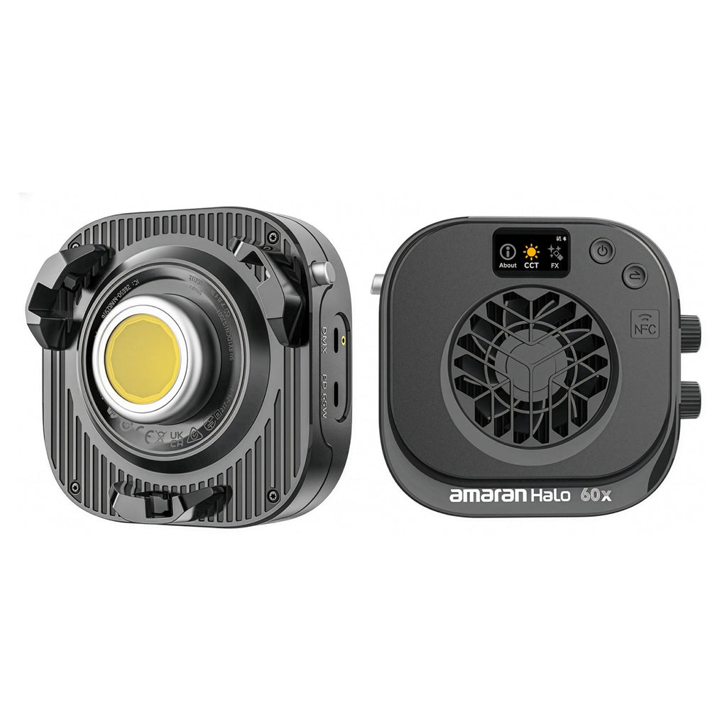 Amaran Halo 60x 63W Bi-color Bowens Mount COB Light with 85-degrees Beam Angle