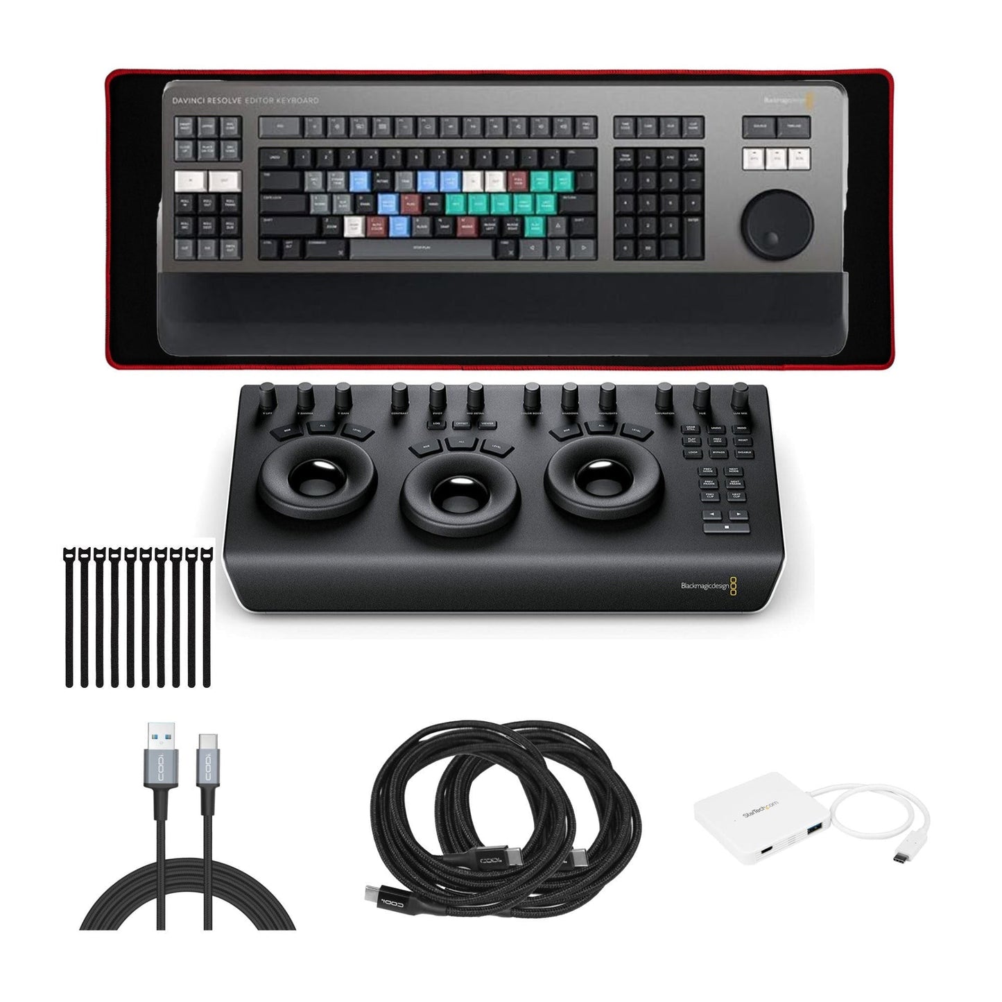 Blackmagic Design DaVinci Resolve Editor Keyboard with Blackmagic Design DaVinci Resolve Bundle