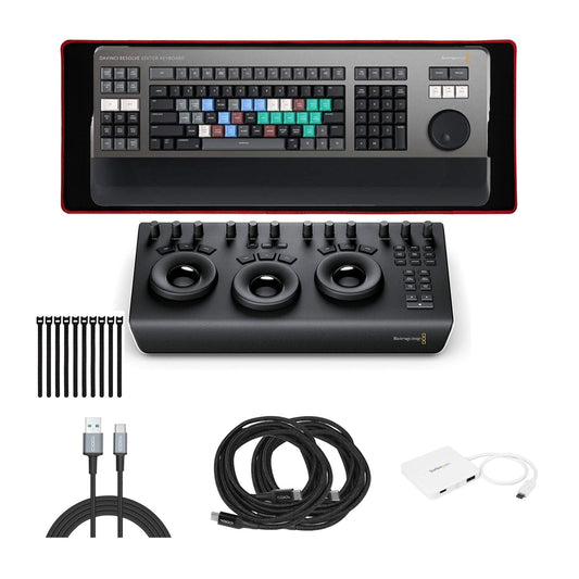 Blackmagic Design DaVinci Resolve Editor Keyboard with Blackmagic Design DaVinci Resolve Bundle