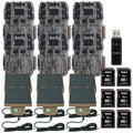 Browning Strike Force Pro 26MP Trail Camera (6 Pack) Bundle with Accessories