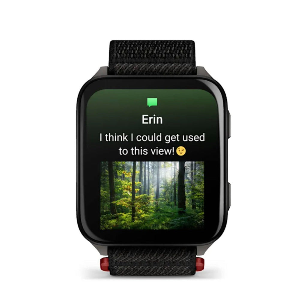 Garmin Venu X1 Black with Slate Titanium Caseback and Black ComfortFit Band