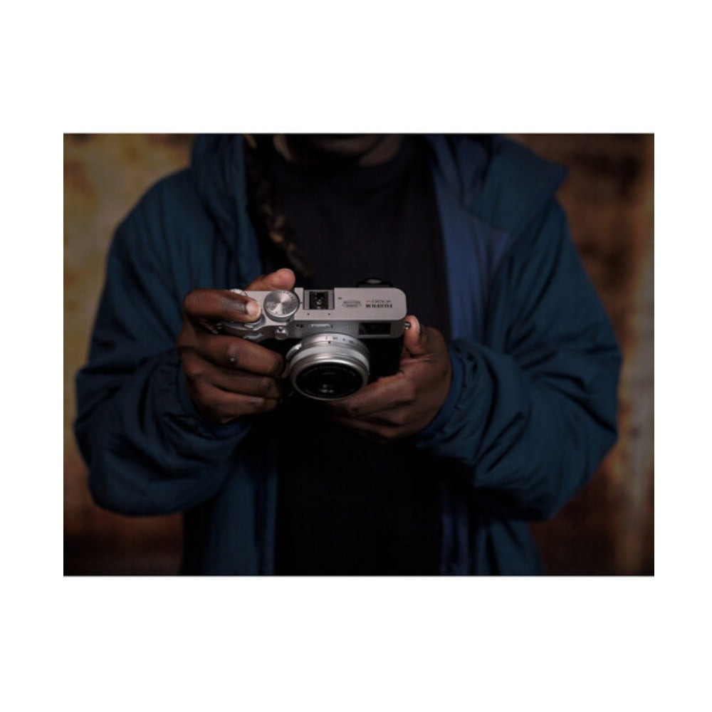 Fujifilm X100VI Mirrorless Digital Camera with 23mm f/2 Fixed Lens (Silver)