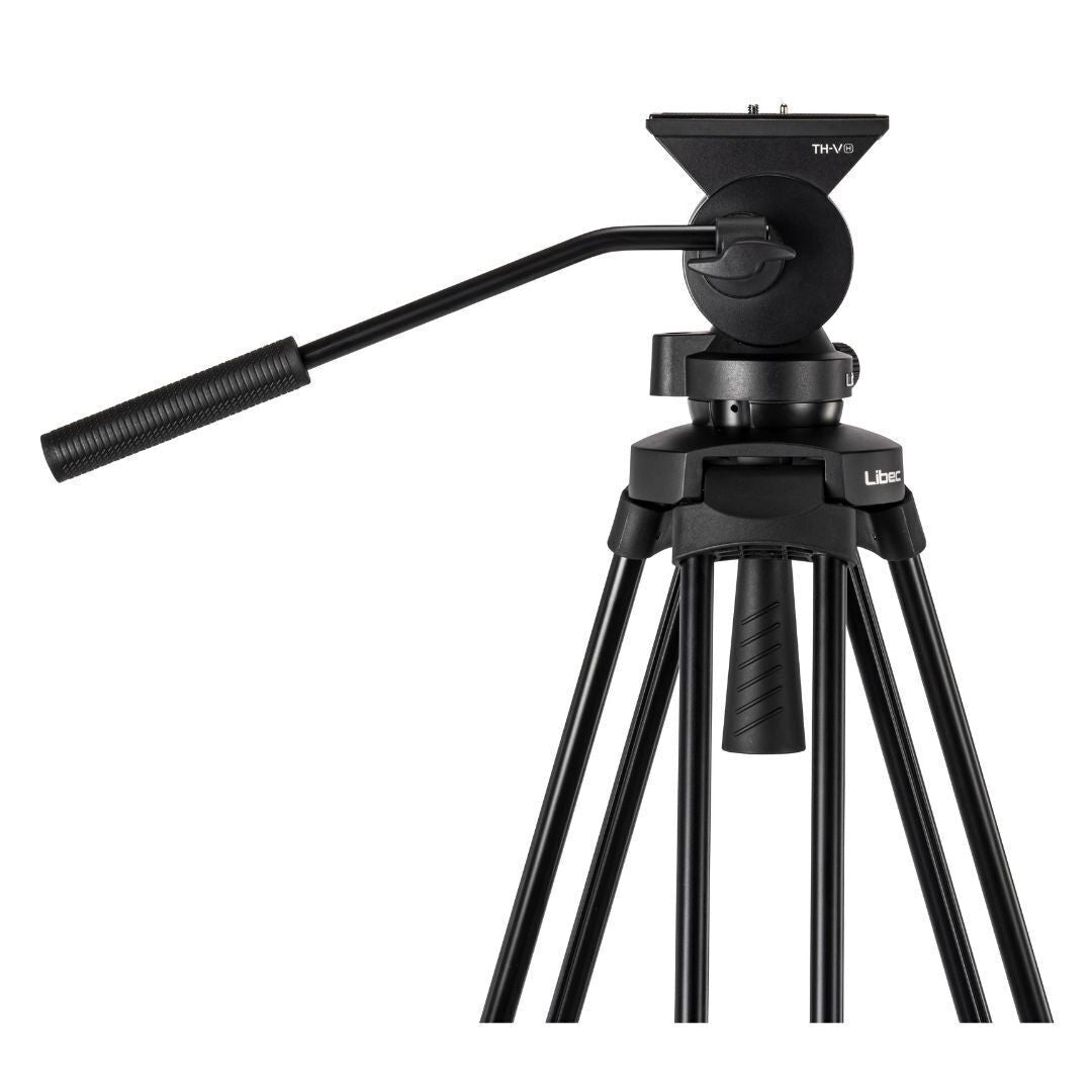 Libec TH-V Tripod System with Dual-Head Base and Case for Continuous Friction Control