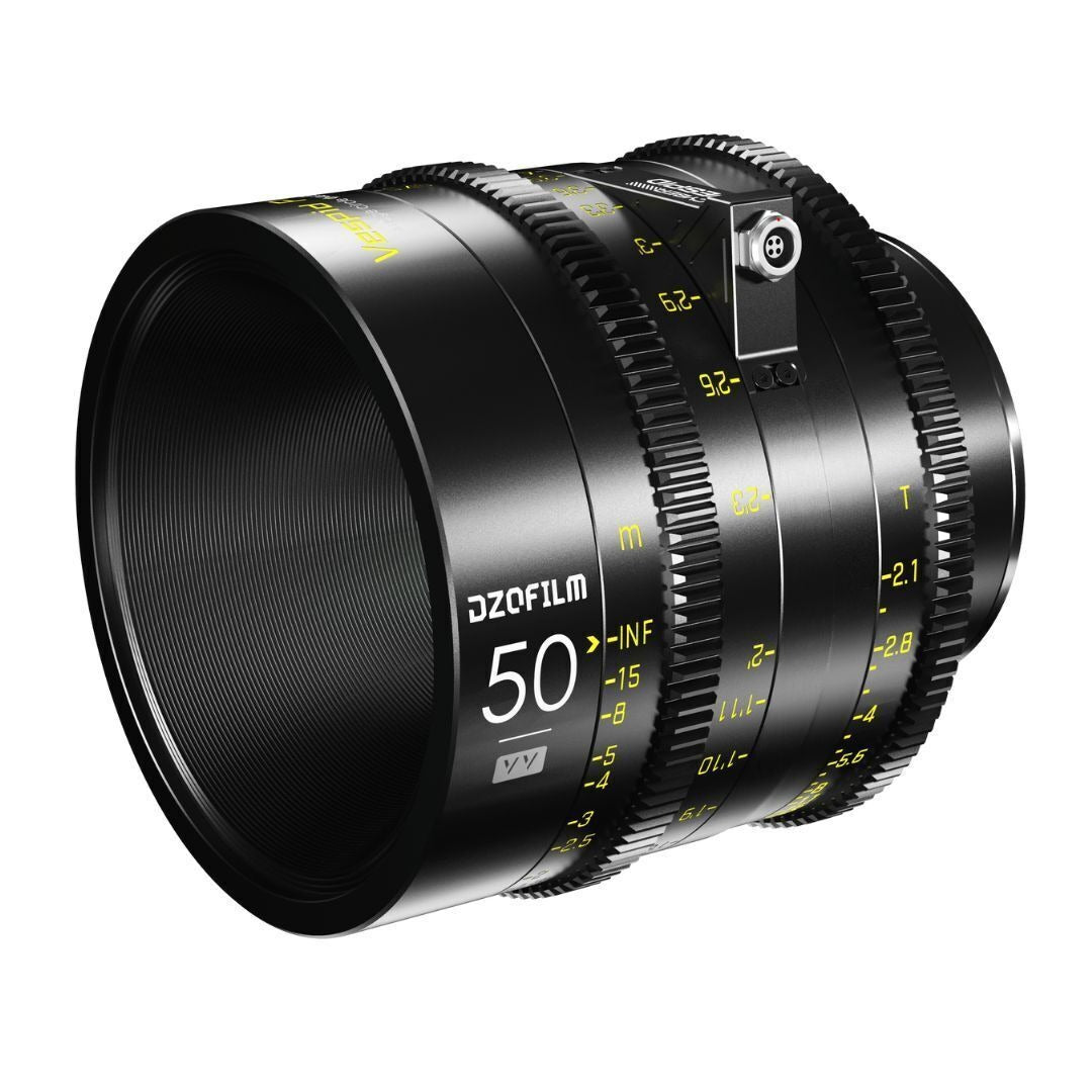 DZOFilm VESPID Cyber Full Frame 50mm T2.1 Prime Lens with Real-Time Transmission (PL and EF Mounts)