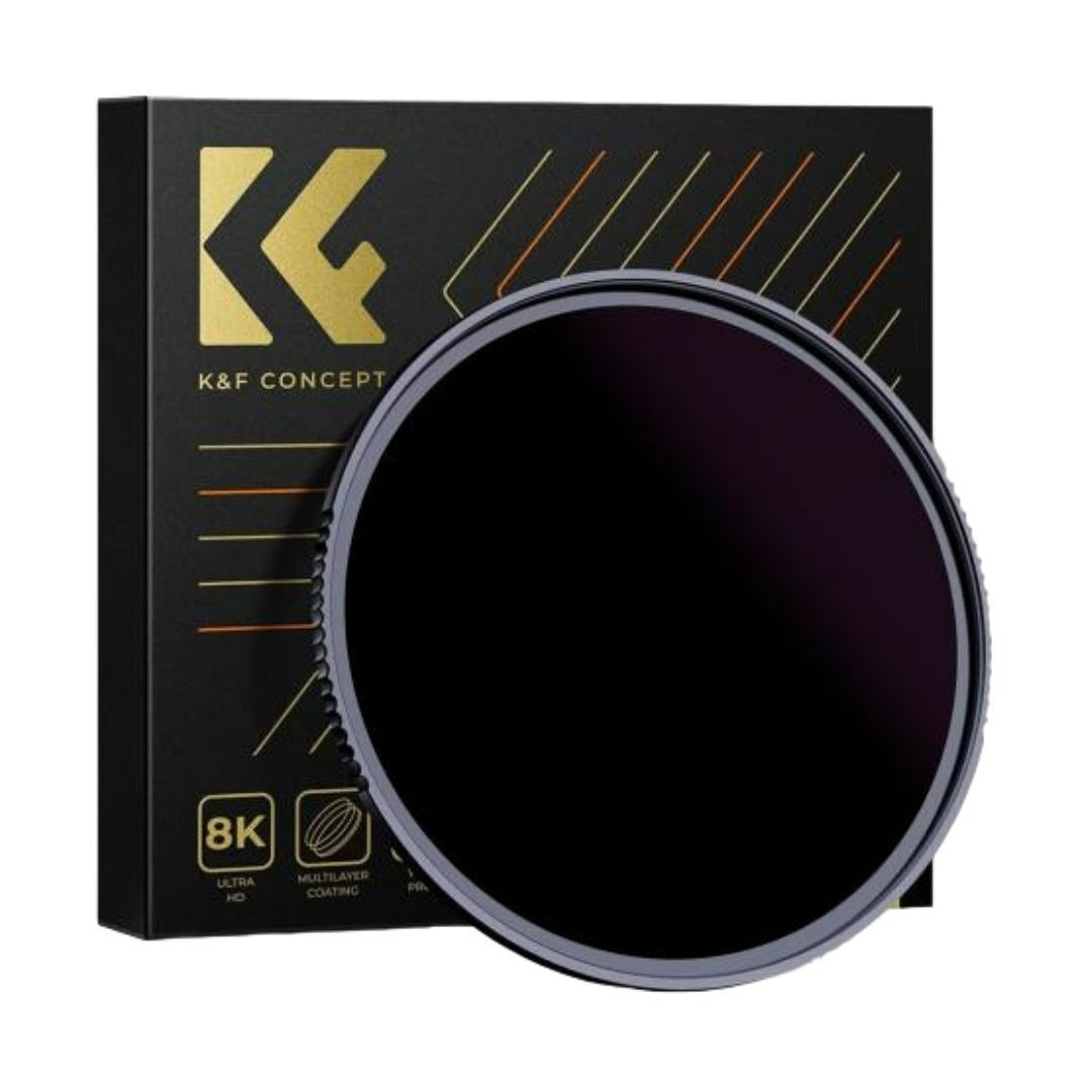 K&F Concept 58mm Solar Filter ND100000, 16.6-Stop Solid Neutral Density Filter for Nano-X Series