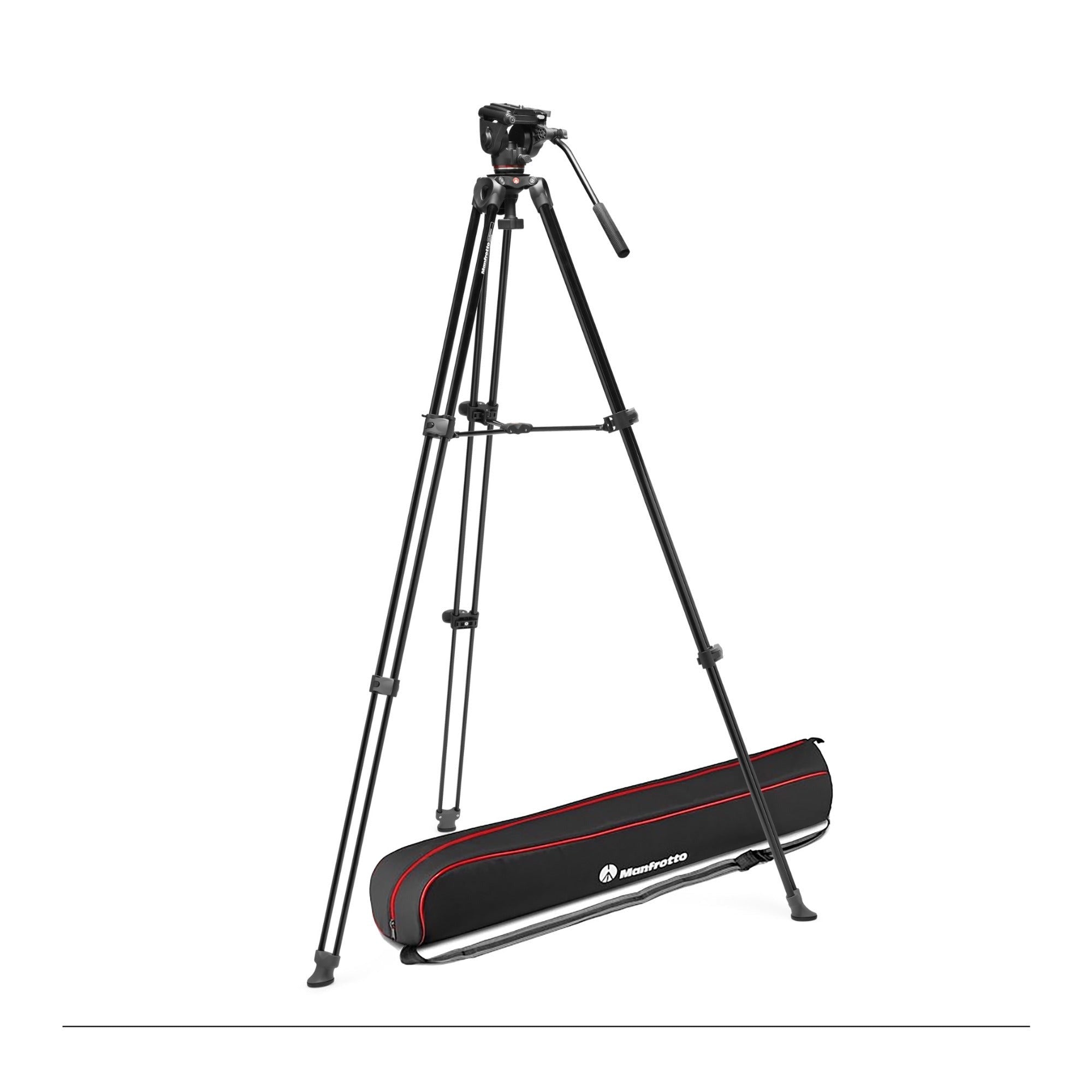 Manfrotto MVK500XAM Tripod System with 500X Fluid Head for Cameras (Black)