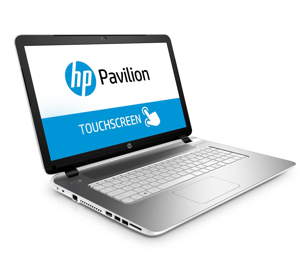 HP Pavilion 17-f224nr 17.3" HD+ Touchscreen Notebook, AMD A10, Windows 8.1, White (Refurbished)