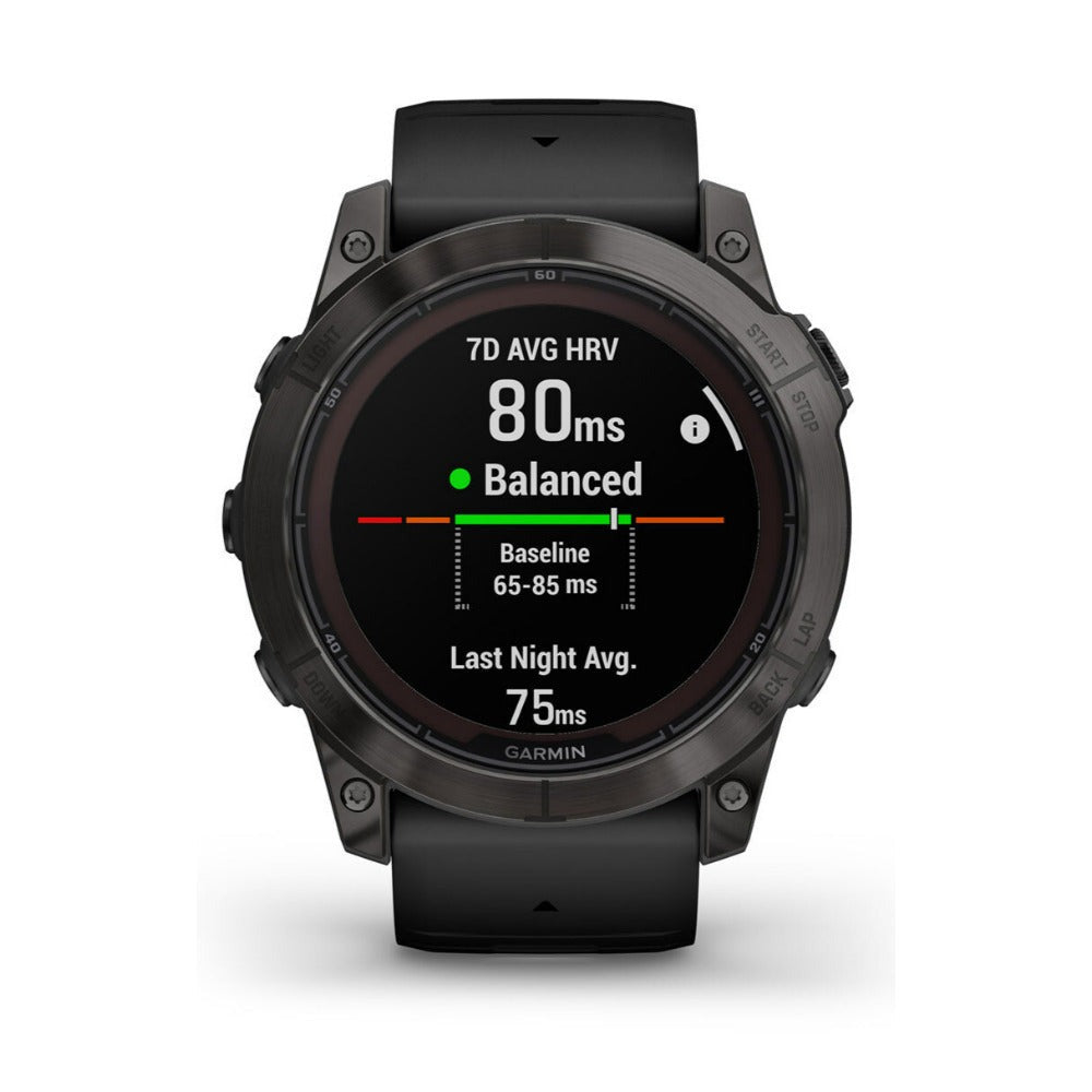 Garmin fēnix 7X Pro Sapphire Solar GPS Smartwatch (Carbon Gray/Black Band) (Used)