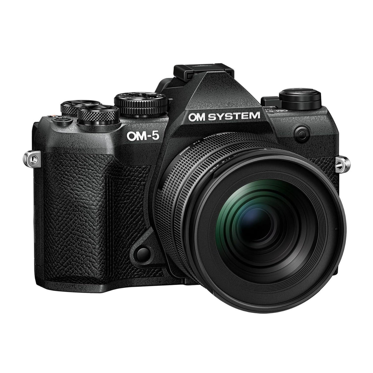 OM SYSTEM OM-5 Mark II Camera with 12-45mm f/4 Lens (Black) & 40-150mm f/4 Lens