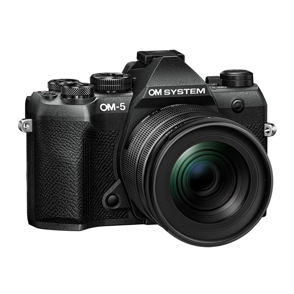 OM SYSTEM OM-5 Mark II Camera with 12-45mm f/4 Lens (Black) & 40-150mm f/4 Lens