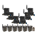 Yellowstone Y2 Black Wide Lens Trail Camera (6-Pack) with Security Box and Accs