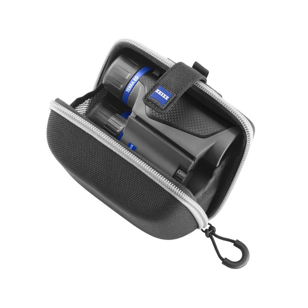 Zeiss Terra ED 10x25 Pocket Binoculars (Black) Bundle with Lens Care Kit
