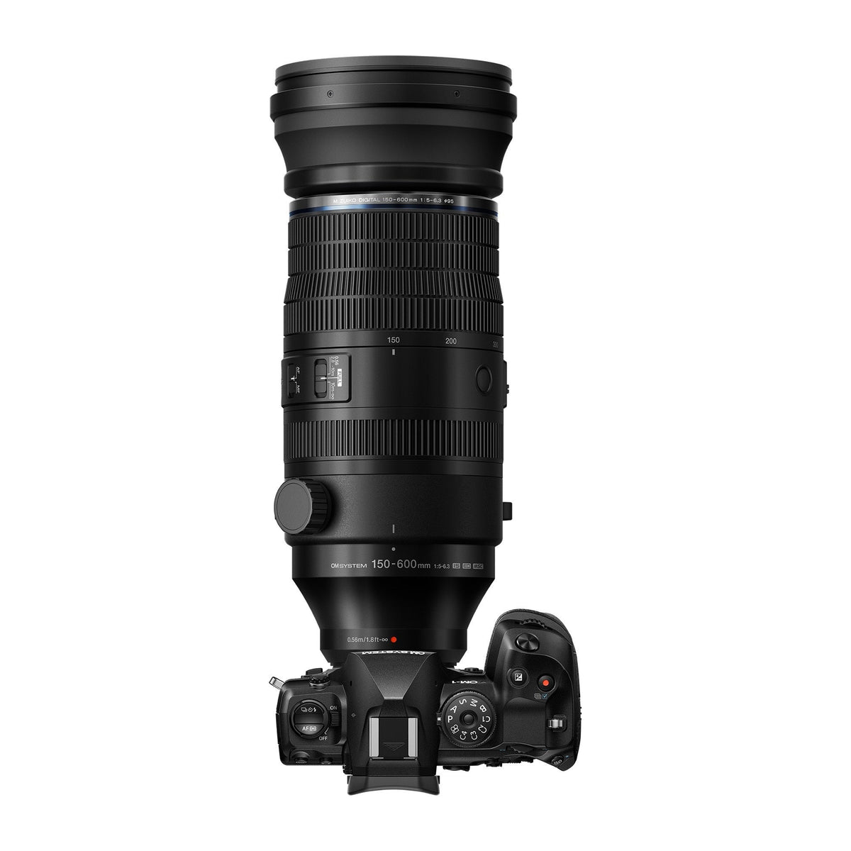 OM SYSTEM M.Zuiko Digital ED 150-600mm f/5-6.3 IS Lens (Micro Four Thirds)