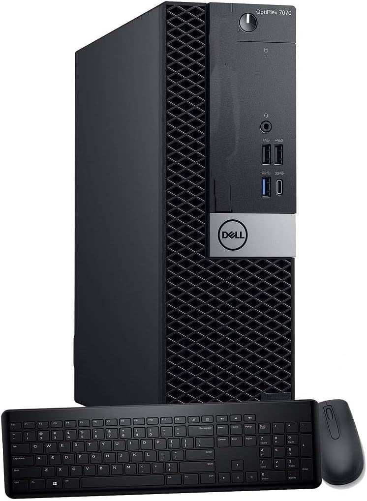 Dell OptiPlex 7070 SFF Desktop, Intel Core i7-9700, 32GB RAM, 1TB SSD, Windows 11 Pro (Certified Refurbished)