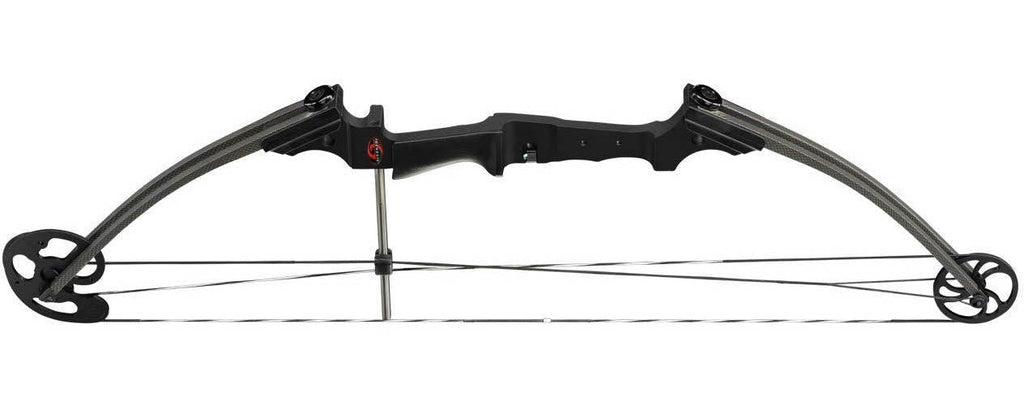Genesis Archery Original Compound Bow (Left Hand, Black) and Six Arrows