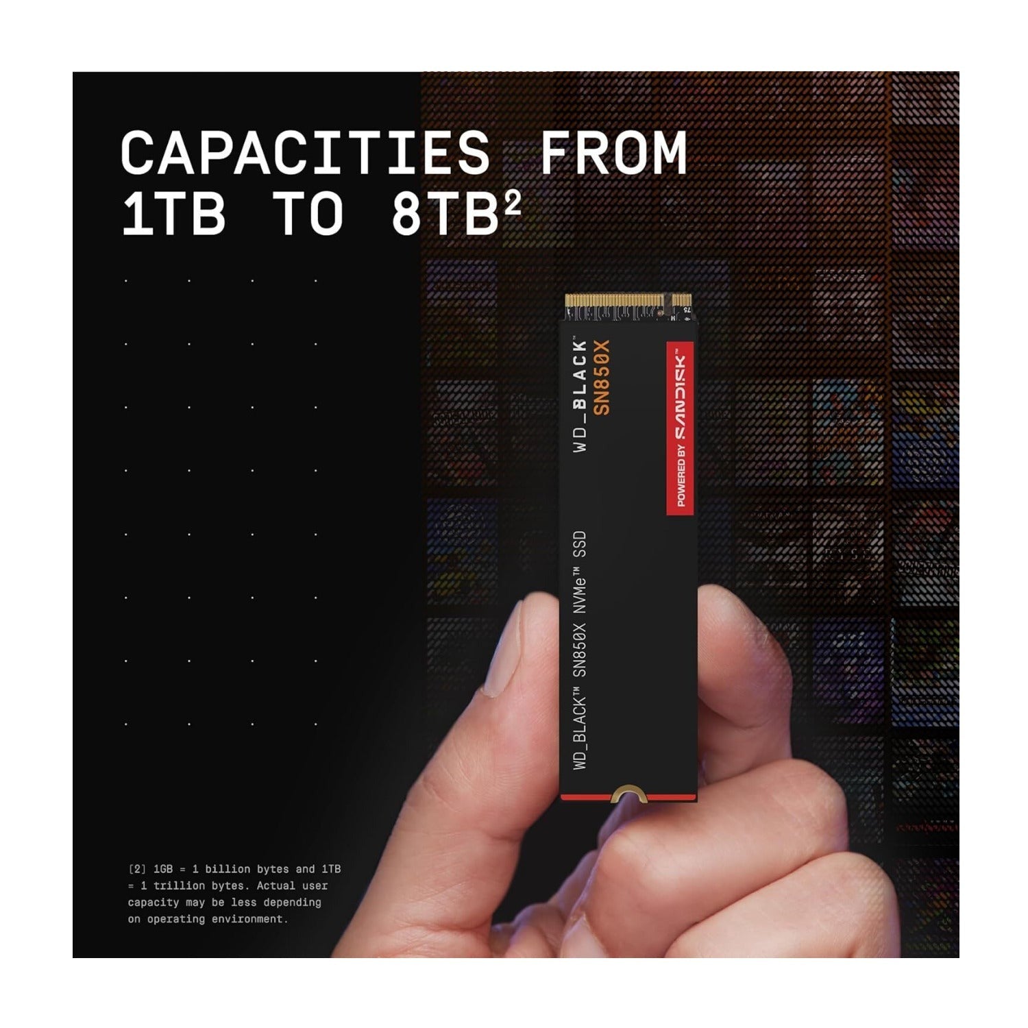 Western Digital SanDisk WD_BLACK 4TB SN850X NVMe Internal Gaming SSD (Gen4 PCIe, M.2 2280)