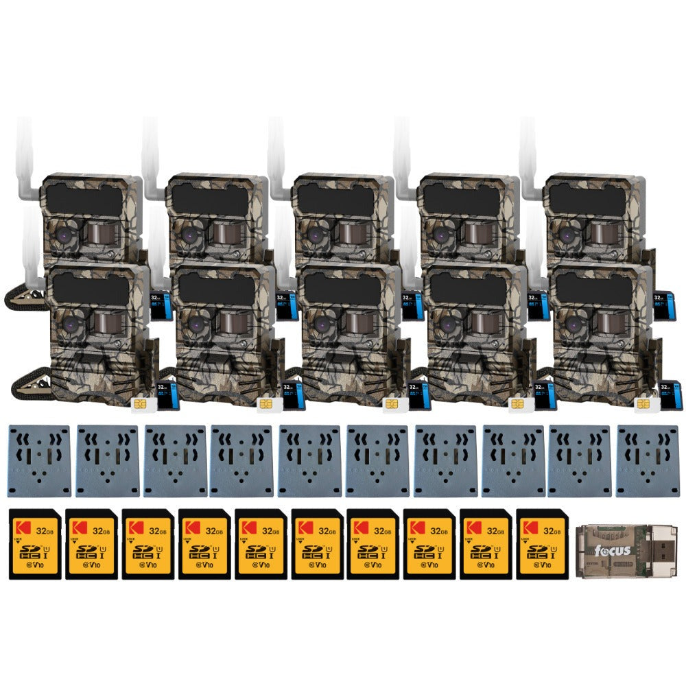 Yellowstone Y2 Wide Lens Cellular Trail Camera with Bear-Proof Metal Box Bundle