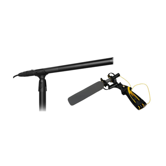 Deity S-Mic 3 Shotgun Microphone (Black) and ASM2 Pro Kit Bundle