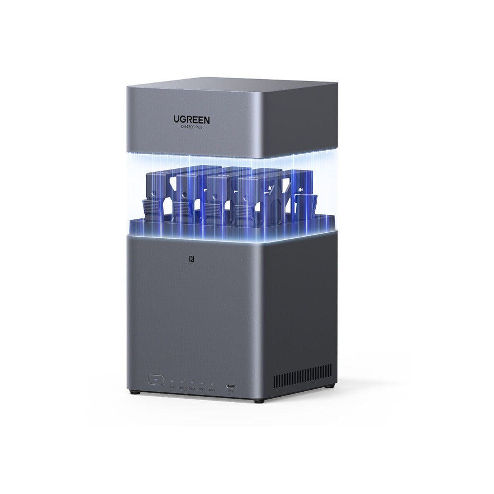 UGREEN DH4300 Plus 4-Bay NAS Enclosure with 2.5GbE, RAID Support and HDMI