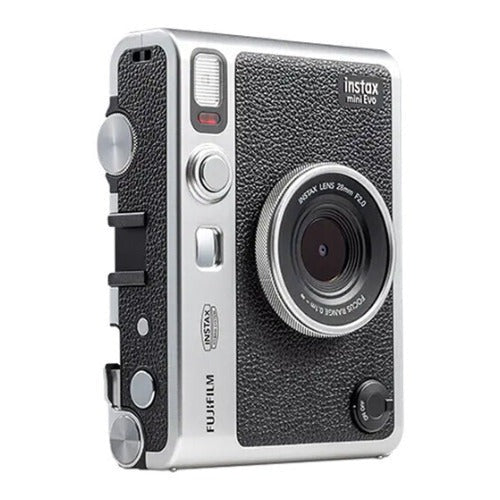 FUJIFILM INSTAX MINI EVO Hybrid Instant Camera with 100 Creative Options (Black)