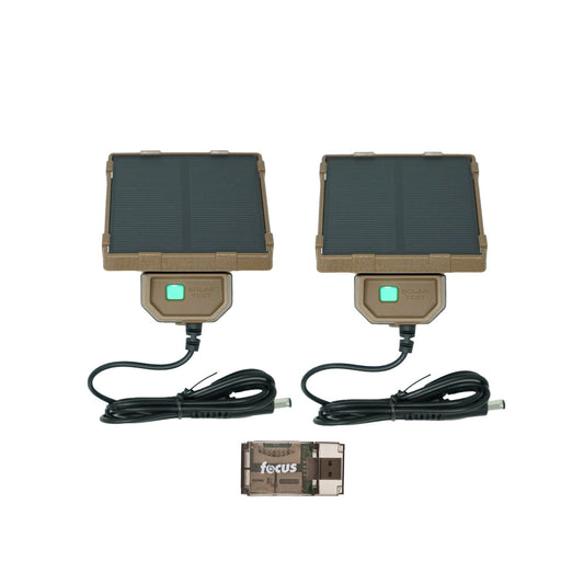 Browning Trail Cameras Universal Solar Camera Power Pack (2-Pack) with Card Reader Bundle
