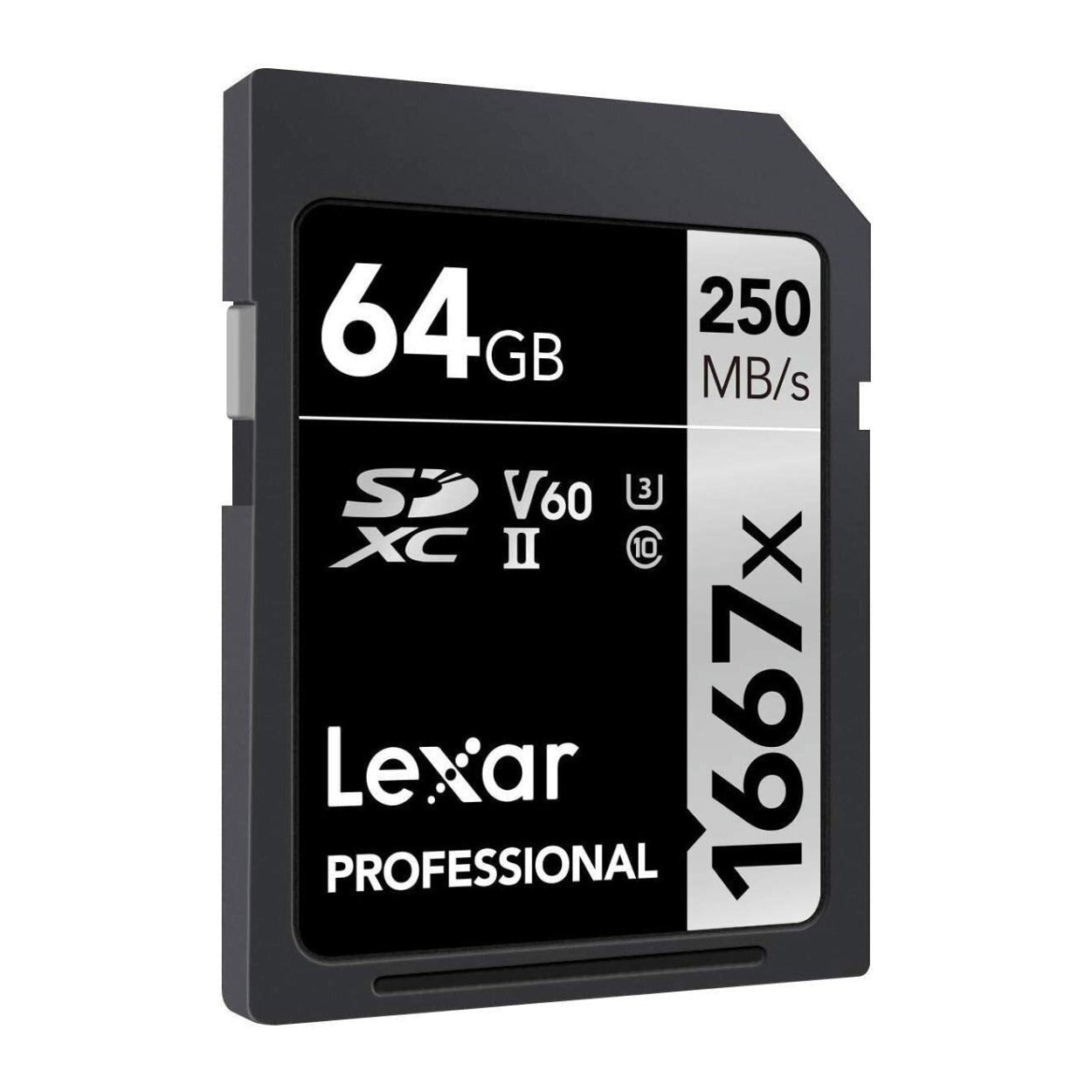 Lexar Professional 64GB 1667x UHS-II SDXC Memory Card