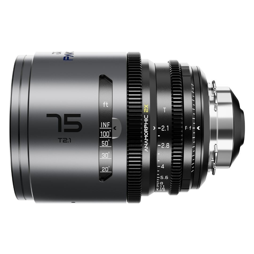 DZOFilm Pavo 2x Anamorphic 6-Lens Set with Blue Coating, PL or EF Mount (Space Gray and Black)