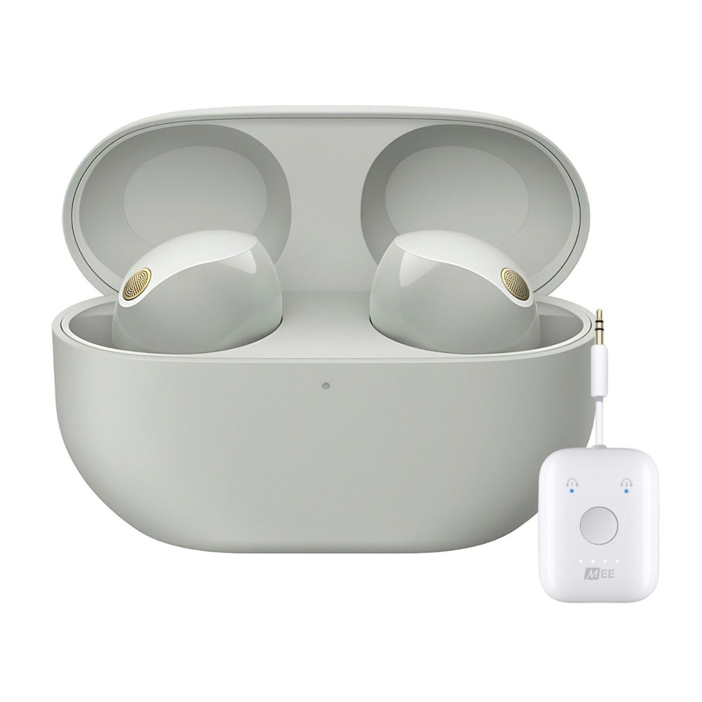 Sony WF-1000XM5 Truly Wireless Noise Canceling Earbuds Bundle (Silver)
